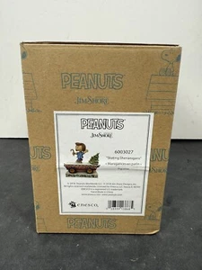 Jim Shore Peanuts Peppermint Patty Skating Christmas Train Car Figurine 6003027 - Picture 1 of 5