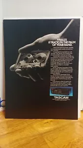 TASCAM 8 TRACK AUDIO TAPES RECORDER ORIGINAL 1988 PRINT AD. 11 X 8.5 m - Picture 1 of 1