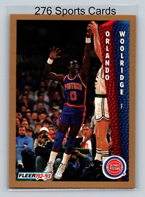 1992-93 Fleer - Orlando Woolridge #71 - Image 1 of 2
