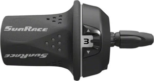 SunRace M21 Twist Shift Front 3-Speed: Gray - Picture 1 of 1
