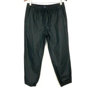 J. Crew Lightweight Cotton Twill Joggers Women’s Size 6 Pull On Pockets Black - Picture 1 of 9