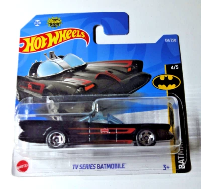 Hot Wheels - Batmobile Della Serie TV - DC Comics - Serie Batman 2022 - HCV64 - Immagine 1 di 2