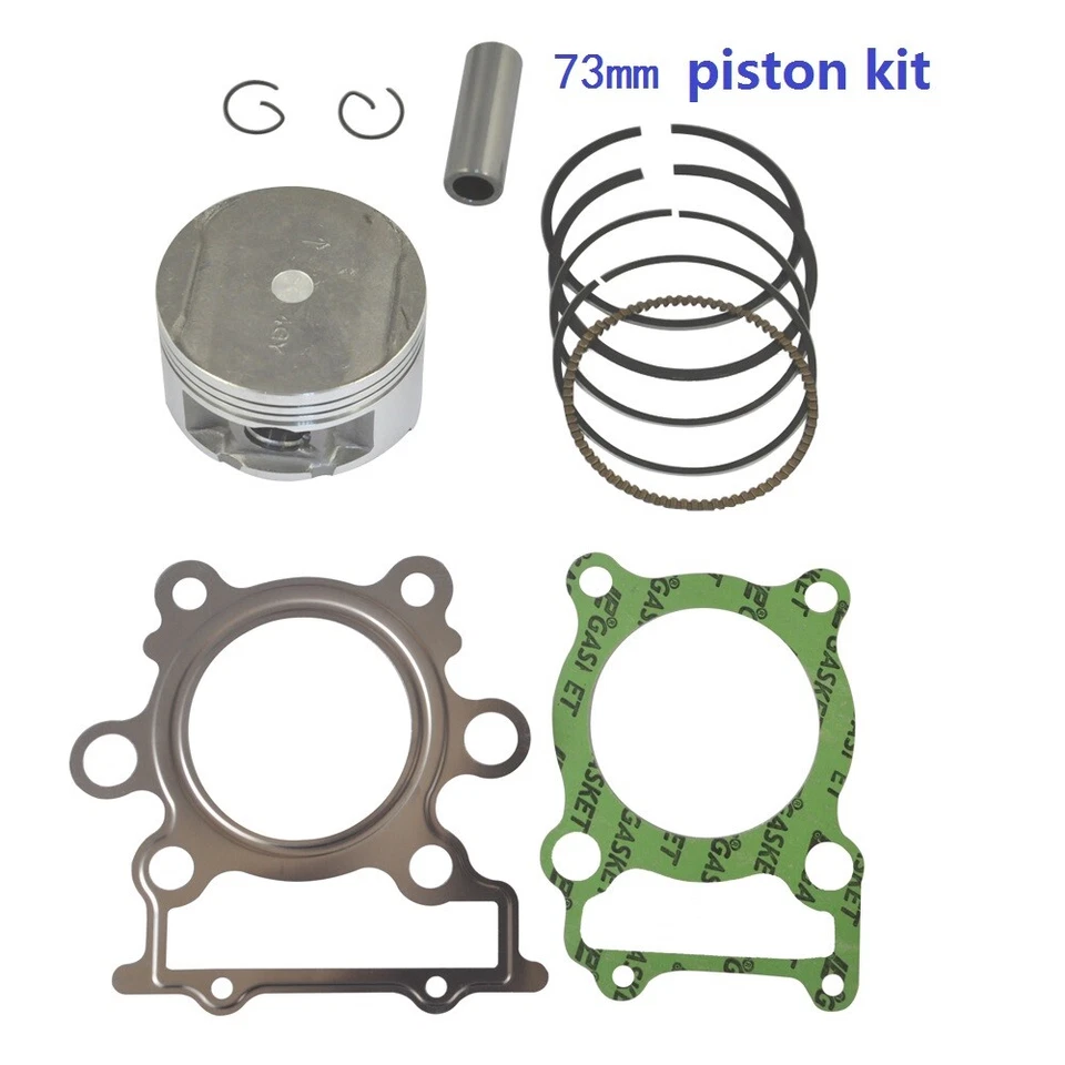 For Yamaha TTR250 TT-R250 Rebuild Parts Gasket &73mm STD Piston Kit - image 1 of 1