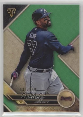 2017 Topps Triple Threads Emerald /250 Matt Kemp #56 - Image 1 of 2