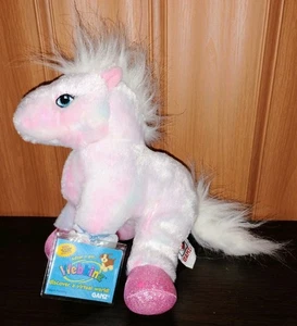 Webkinz Pink Pony HM 117 Sparkly Pink White Horse Plush Toy Unused Code New (A - Picture 1 of 7