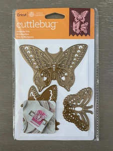 Cricut Cuttlebug Anna Griffin Cut & Emboss Dies, Schmetterling Trio - Bild 1 von 2