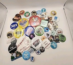 Vintage Pin Button Pinback Lot 90s 80s New - Picture 1 of 10