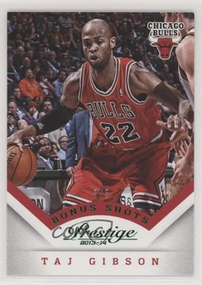 2013-14 Panini Prestige Green Bonus Shots /5 Taj Gibson #128 - Image 1 of 2