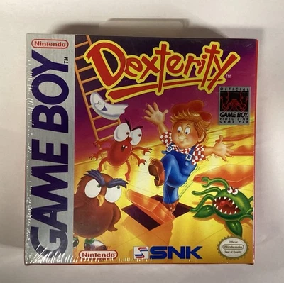 NEW Dexterity Original Nintendo Game Boy Game Authentic 1990 Factory Sealed Vtg - Image 1 of 4