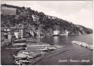 SORRENTO - NAPOLI - MARINA E ALBERGHI - VIAGG. 1961 -22177- - Picture 1 of 1
