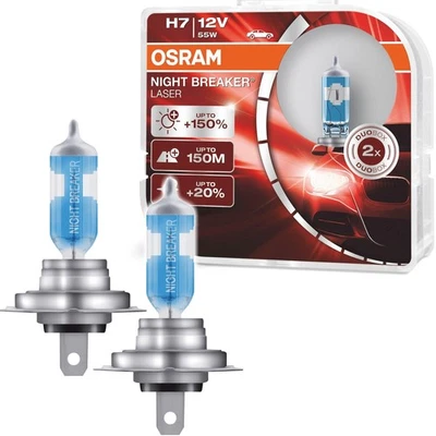 B-Ware OSRAM Night Breaker® LASER NEXT GENERATION H7 Sockel +150% mehr Sicht - Bild 1 von 4