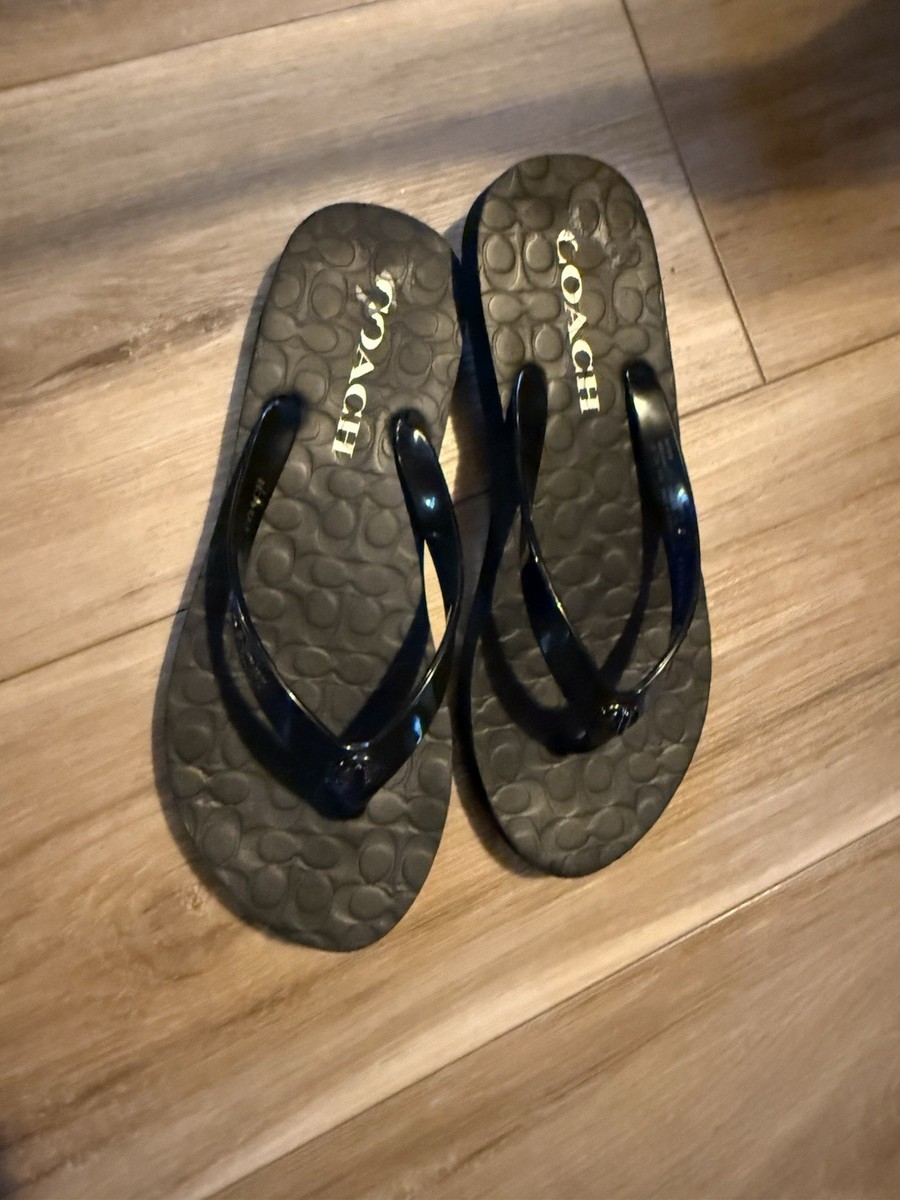 Coach Women's Flip Flop Plastic Upper Sandals for sale | eBay