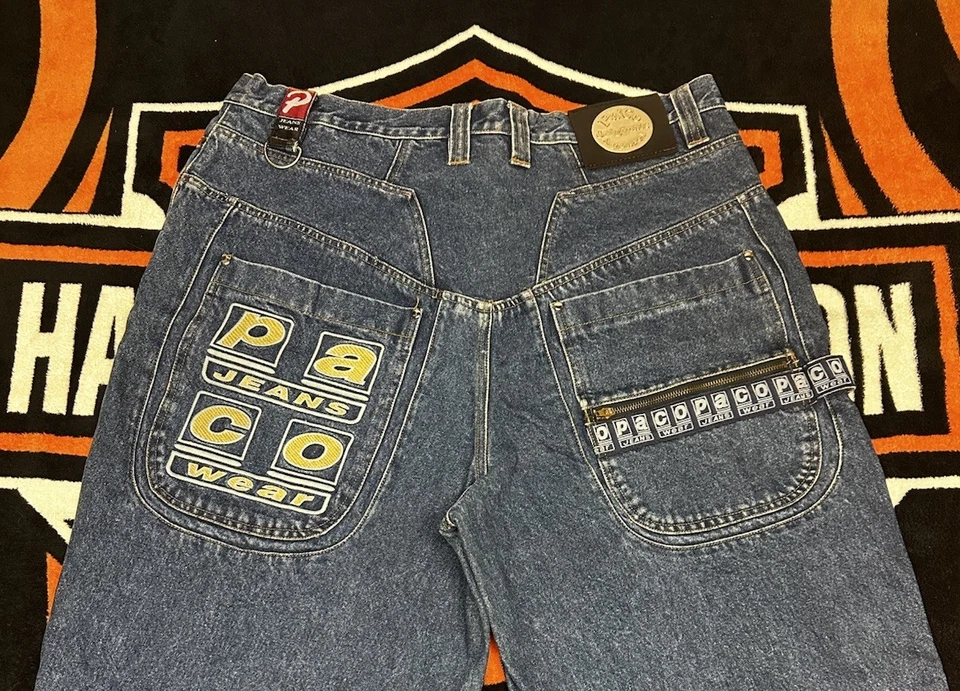 Jeans Paco vintage Y2K talla 38 holgados para hombre (estilo JNCO) Foto 1 de 4