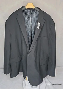 Stafford Performance, Big & Tall, Black, 58 Short (New - NO LABEL) - Picture 1 of 8