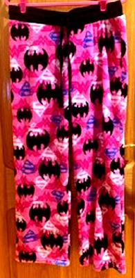 DC Comics Бэтмен Супермен пижама брюки флис Sleepwear гостиной низы L - Изображение 1 из 4