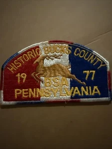 1977 Jamboree Shoulder Patch (JSP), Bucks County Council BSA LN - Picture 1 of 6