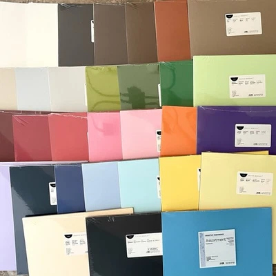 Creative Memories 12 x 12 Cardstock Paper 10 Sheets Each Solid Colors Sealed New - Image 1 of 4