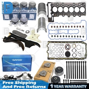 Engine Overhaul Pistons Gasket Kit For BMW 335i F02 E88 E60 E90 E92 E71 N54 3.0L - Picture 1 of 8