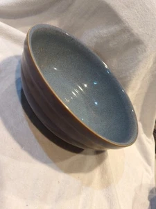 STORM Pasta Serving Bowl DENBY Plum Grey 9-1/4" Discontinued 2007 - Picture 1 of 6