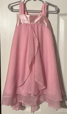 Girl’s Sunny Fashion Pink Dress Size 4 Item #1582 - Image 1 of 4
