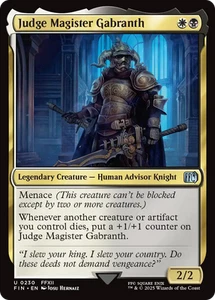 Judge Magister Gabranth - 230 - FINAL FANTASY- Near Mint - MTG - Picture 1 of 1
