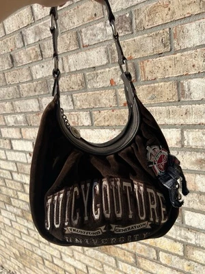 Vintage Juicy Couture University Tote Handbag Velour Trust fund Generation - Image 1 of 4
