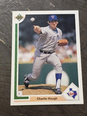 1991 Upper Deck - Charlie Hough #313 Texas Rangers  - Image 1 of 2
