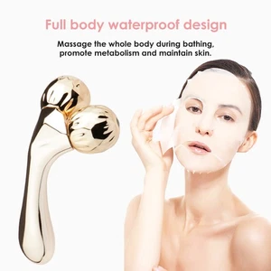 3D V Shape Face Roller Body Massager Anti Aging Wrinkles Firming Face Lift Tool - Picture 1 of 16
