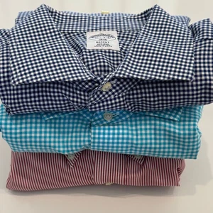 Brooks Brothers Regent kariertes Herrenhemd mit Gingham-Muster 3er-Set - Bild 1 von 15