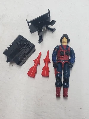 Vintage 1984 GI Joe Scrap Iron Figure Accessories Missile Launcher Rockets Parts - Image 1 of 4