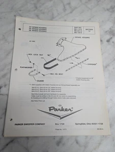 PARKER KEHRMASCHINE FIRMA ABSCHNITT 13 INFORMATION SERVICE HANDBUCH - Bild 1 von 10