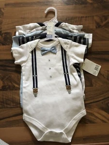 5 Infant Boy Bodysuit Onesis BRAND NEW - Picture 1 of 7