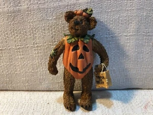 Boyds Bear Bradley Boo Bear Countin The Treats Shoe Box Bear Resin Figurine 3226 - Picture 1 of 6
