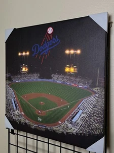 LA Dodgers Stadium MLB wall art with LED lights 24x42x2 Rare item! - Picture 1 of 22