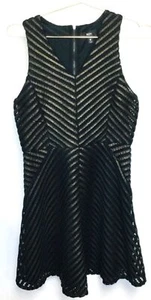 Women's Mossimo Dress Size M Black and Gold - Picture 1 of 11