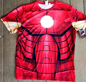 Marvel Iron Man mens t-shirt costume accessory s/m, l/xl or xxl - Picture 1 of 6
