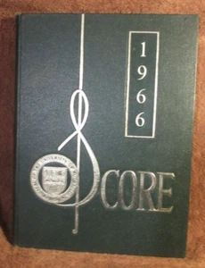 1966 Eastman School of Music Yearbook Rochester New York the Score - Picture 1 of 3