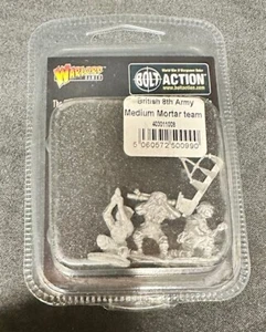 Warlord Games Bolt Action British 8th Army Med Mortar Team - #403011008 - Picture 1 of 3