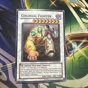 Yugioh! Colossal Fighter 5DS1-EN043 Super Rare Unlimited LP - Picture 1 of 2