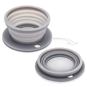 MQQFU sin papel plegable verter sobre gotero de café, portátil reutilizable verter... - Imagen 1 de 9