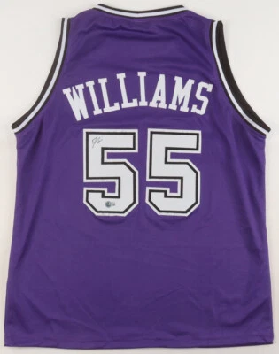 Camiseta deportiva Jason Williams Sacramento Kings AUTO - CERTIFICADO DE AUTENTICIDAD BAJO Foto 1 de 3