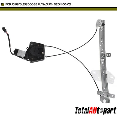 Regulador de ventana eléctrica con motor para Chrysler Dodge Neon 2000-2005 delantero izquierdo Foto 1 de 4