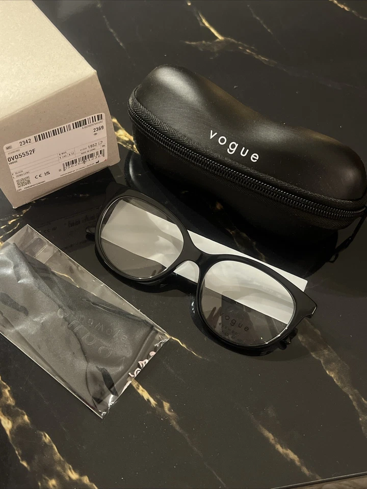 VOGUE 0V05552F 2369 Black Demo Lens Women's Eyeglasses - Image 1 of 4