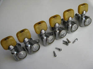 Vintage 60's Fender Guitar Patent Pending Grover Tuners Set for Project Upgrade - Picture 1 of 12