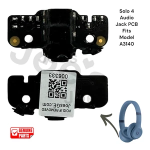 OEM Beats Solo 4 inalámbrico AUX 3,5 MM puerto de audio carga PCB A3140 pieza de repuesto - Imagen 1 de 1