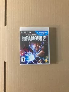 inFamous 2 PS3 gioco disco completo, custodia manuale Playstation # - Foto 1 di 1