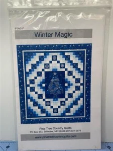 PINE TREE COUNTRY QUILTS Quilt Pattern - WINTER MAGIC - 70" x 77.5" PTN745 - Picture 1 of 2