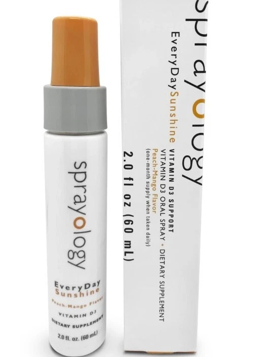 Spray de vitamina D3+K2 Sprayology EveryDay Sunshine suplemento dietético 1,7 oz Foto 1 de 3