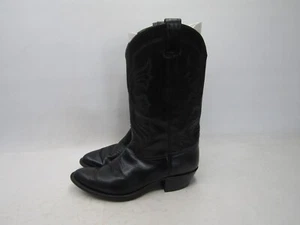 Botas vaqueras vaqueras occidentales de cuero negras Remington para hombre talla 11,5 D caña de 13" - Imagen 1 de 10