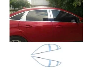 For Ford Focus Sedan 2012-2018 Chrome Steel Window Molding Trim Decoration 20PCS - Bild 1 von 6